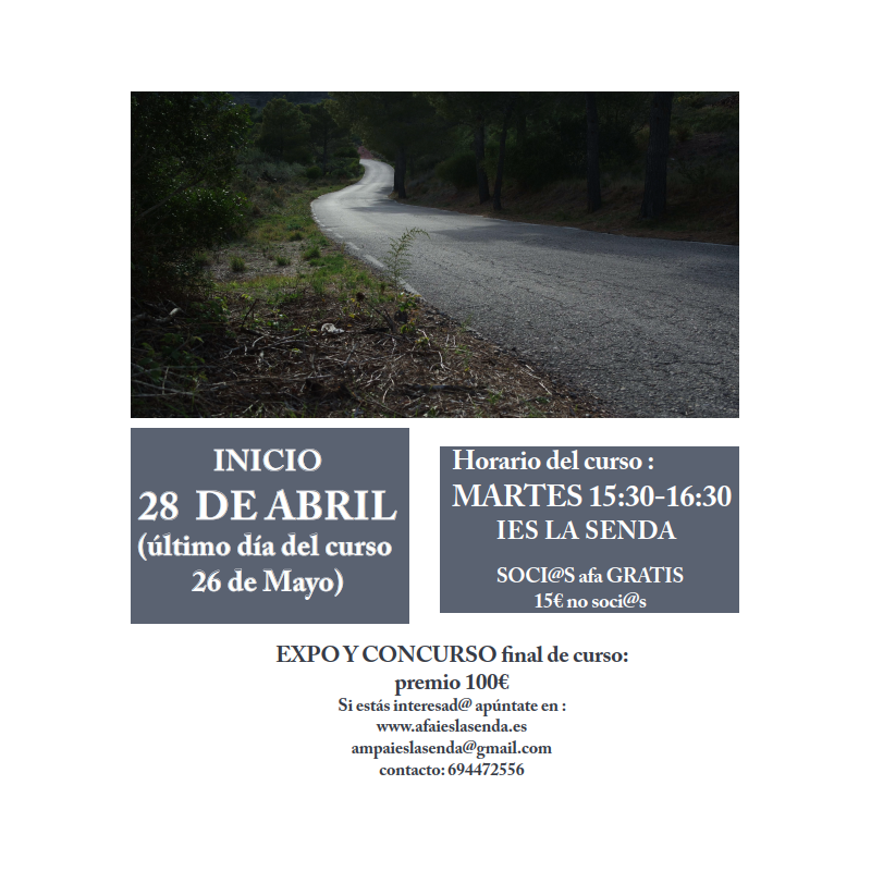 Curso de fotografía 2026