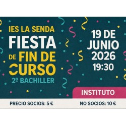 Festa fi de curso 2n  BATXILLER 2026