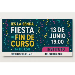 Fiesta fin de curso 4  ESO
