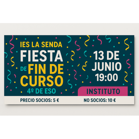 Fiesta fin de curso 4  ESO